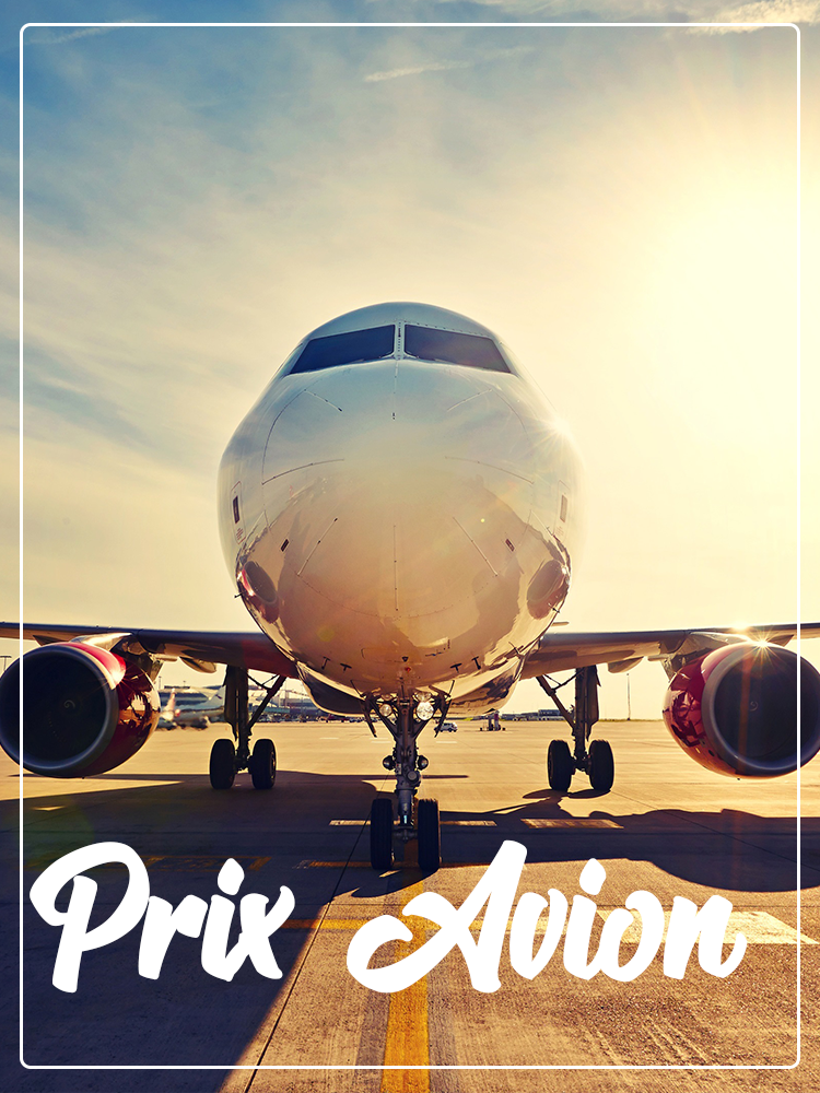carte theme prix avion